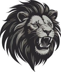 Lion Head illustration vector