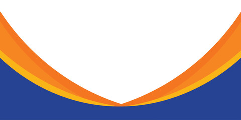 abstract business banner background with blue and orange gradient color. vektor