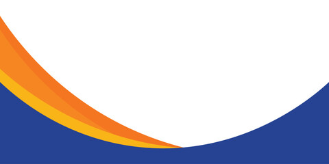 abstract business banner background with blue and orange gradient color. vektor
