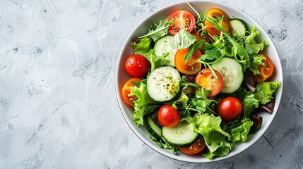 Nutrient-Packed Healthy Salad for Wellness Enhancement