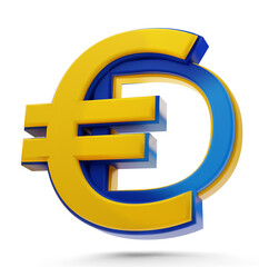 Digital EURO as D-EUR or digital cash, simplified map with borders of the European Union Europe EU