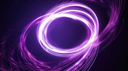 Abstract Purple Light Trails