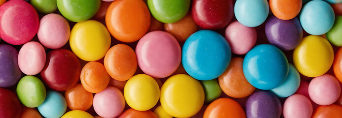 A colorful assortment of candy, perfect for food blogs, candy shop websites, or party invitations. Great for adding a touch of sweetness to any project.