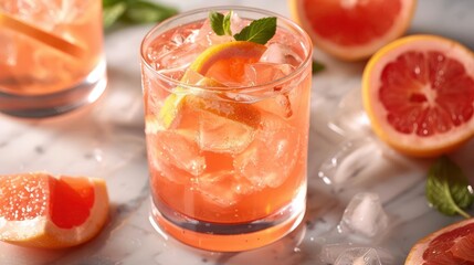 a recipe for a sophisticated non-alcoholic cocktail that features complex flavors and an elegant presentation Explain the inspiration behind the drink