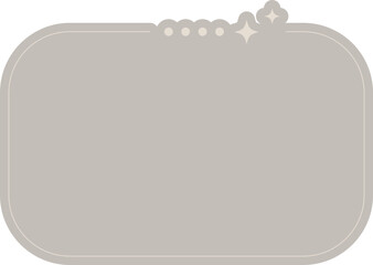 Minimalist y2k frame