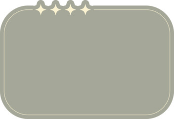 Minimalist y2k frame