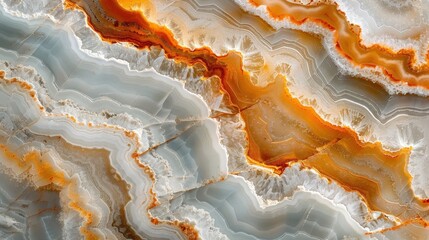 Obraz premium The Captivating Layers of Agate - A Natural Masterpiece