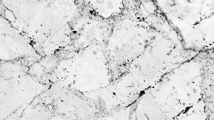 Fototapeta premium Texture and seamless background of white granite stone, ai