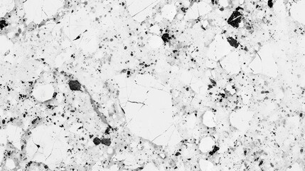 Obraz premium Texture and seamless background of white granite stone , generative ai