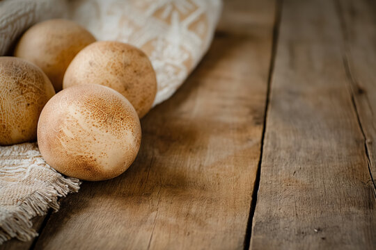 Yam or suran, popular indian fruit, on indian motif background