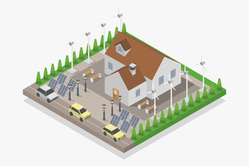 Ecology Home Isometric