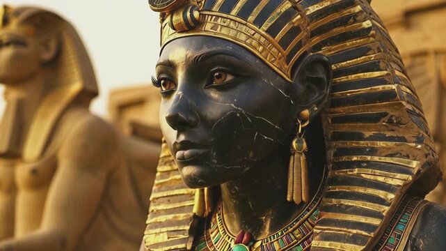 Sekhmet in Egyptian mythology is the goddess of war, the scorching sun and furious revenge, patron goddess of Memphis, wife of Ptah