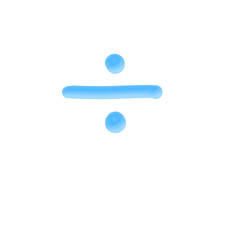 blue button with a text