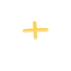 3d render of a symbol on a white background