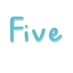 English number Five