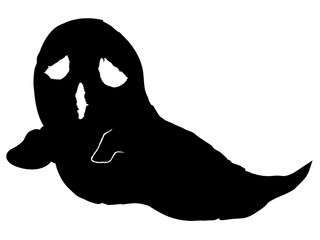 おばけシルエット１