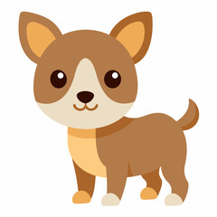 Cute Baby Dog Vector Illustration - Perfect for Kids' Designs