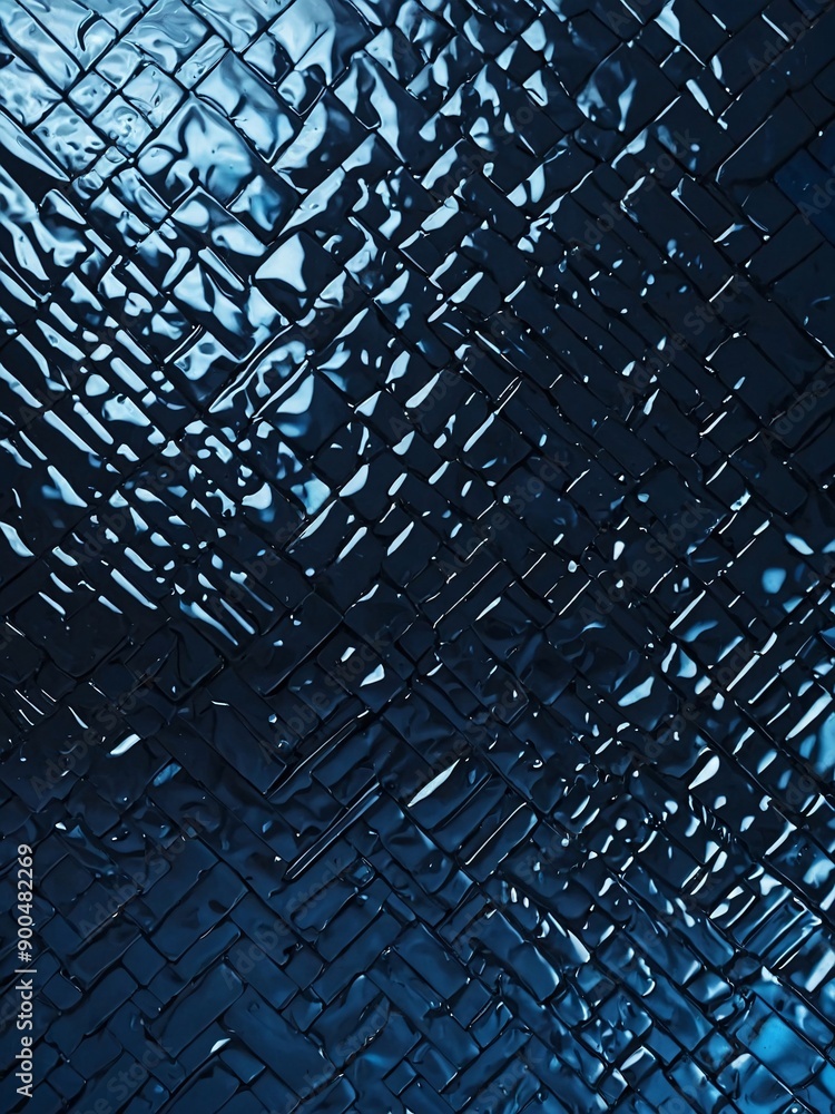 Aufkleber shiny blue abstract texture background for websites or headers, copy text space included