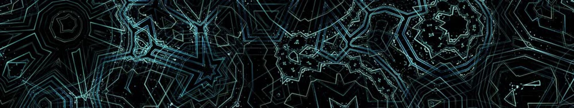 Widescreen Loop Fantastic Space Map 5K