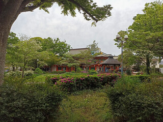 Fototapeta premium Chiba Shrine Myoken Hongu in Chiba City, Japan