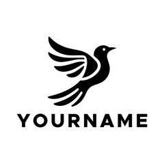 Obraz premium birds vector black color