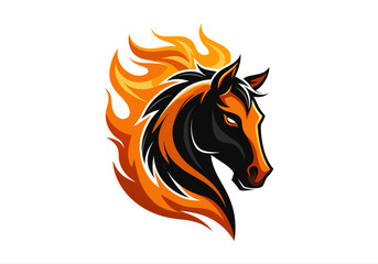 animal, black, defense, design, elegance, elegant, face, graphic, guard, head, horse, horse logo, icon, illustration, logo, luxurious, luxury, mascot, protect, secure, security, shield, stallion,