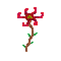 pixel flower