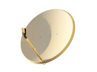 Satellite dish on a white background isolated