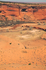 Surrounding Hills, Cliffs, and Valley Canyon De Chelly Arizona