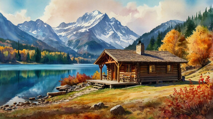 autumn in the mountains