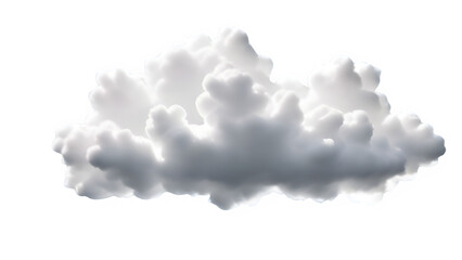 A white puffy cloud