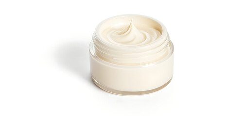 jar of cream isolated