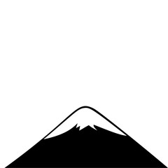 Mountains silhouette. Vector illustration