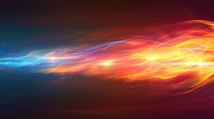 Obraz premium Gradient light effects creating a sense of speed