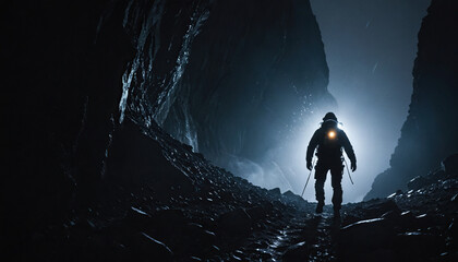 Peak Wanders in Rainy Winter: The Pathfinder's Transit Engulfed in Landslide