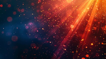 Colorful glow Light flare sparks texture. red orange rays on dark blue abstract overlay. --ar 16:9 Job ID: 1faf203a-41e8-48d7-92c4-cd2f411ddc94
