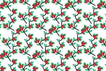 Flower design pattern