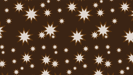Geometric star shape pattern and background