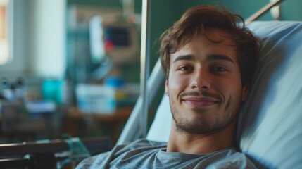 Obraz premium Medical scene, smile