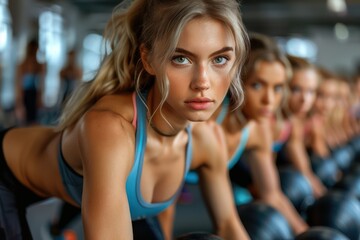 Fototapeta premium Functional Fitness Workouts Improve Strength, Mobility Endurance for Everyday Life, Enhance Your Overall Health and Fitness with Effective Function-Oriented Exercise Programs