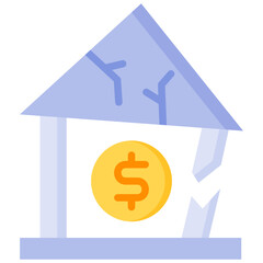 Bank Crisis Icon