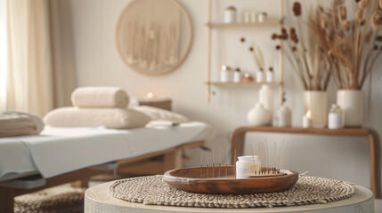 A serene acupuncture clinic