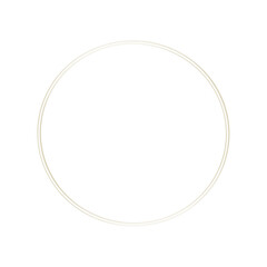 Gold Glittering Circle Of Paint Golden Glitter Texture. Abstract Circle Frame Transparent Background