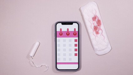 Woman menstrual cycle stuff