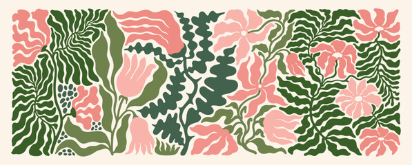 Modern Matisse inspired Floral Design