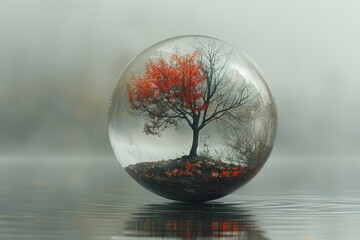 A Tree Trapped in a Crystal Sphere