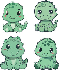 Cute Baby Dinosaurs