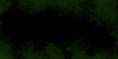 abstract cloud and vapor texture background. Black and Green smoke aquarelle smudge illustration smooth grungy smokey light pastel colors ink glow. Teal color powder explosion