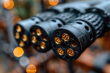 Closeup of a Multi Pin Connector