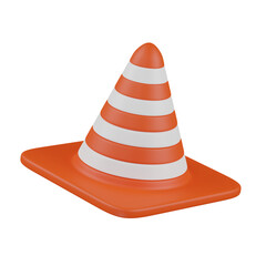 3d render  Traffic Cone  illustration